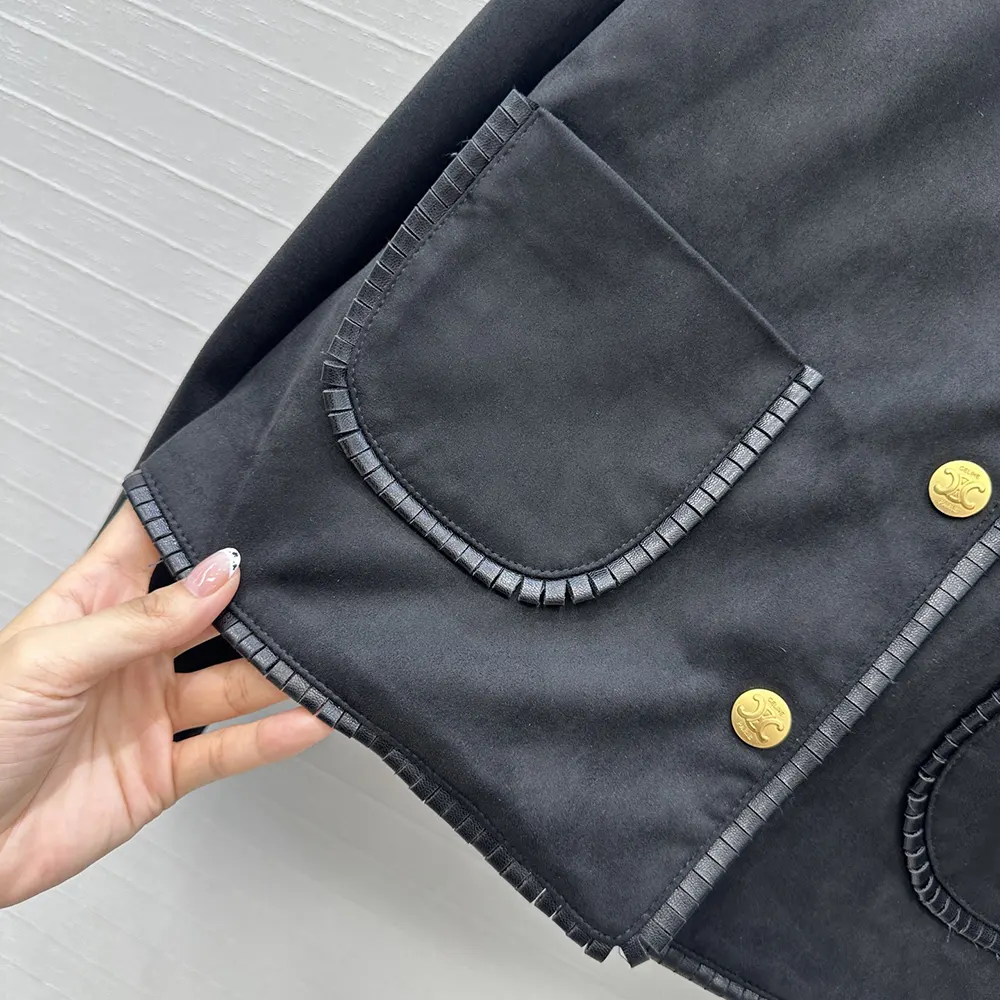 Celine Women Straight Blouson Jacket In Suede - image 9