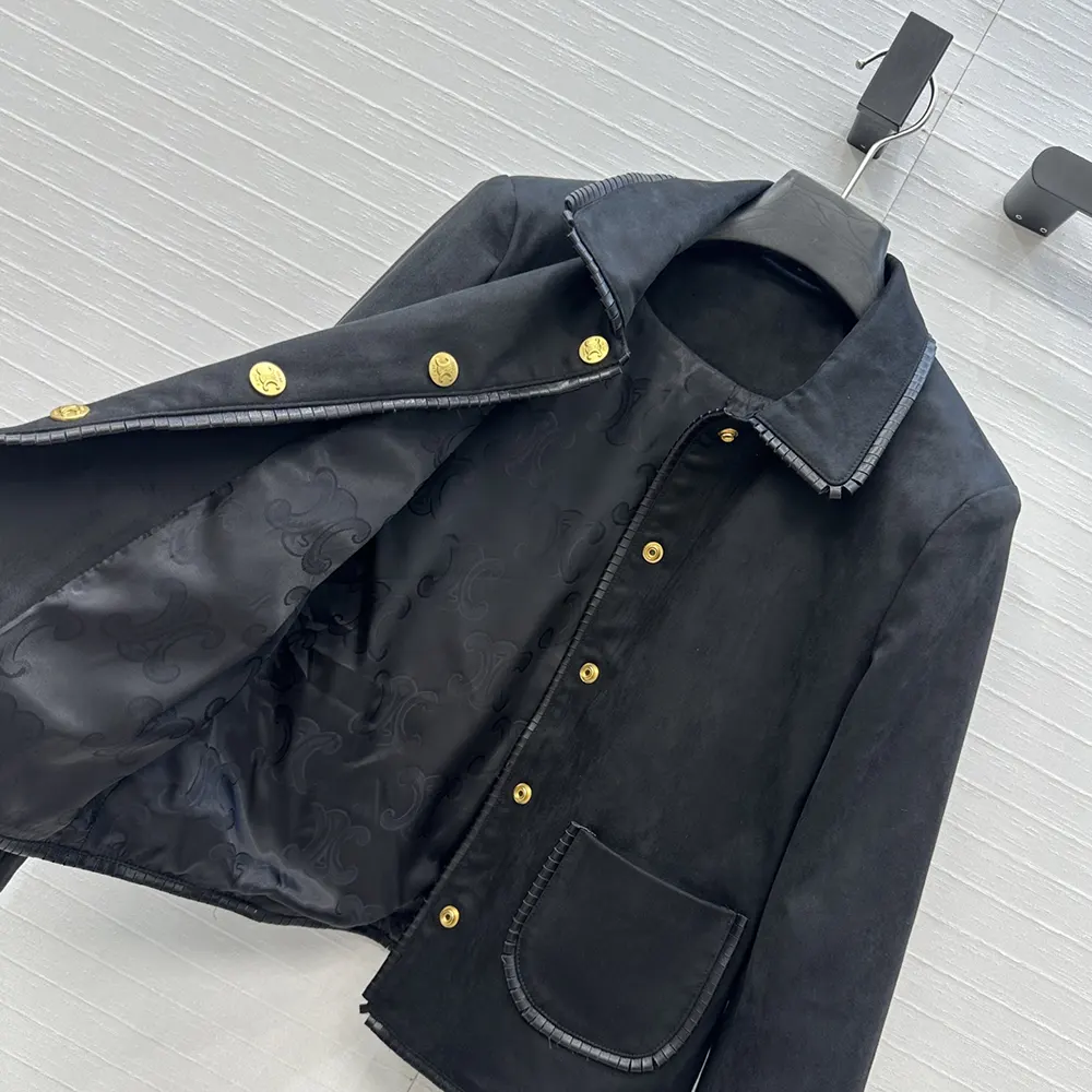 Celine Women Straight Blouson Jacket In Suede - image 5