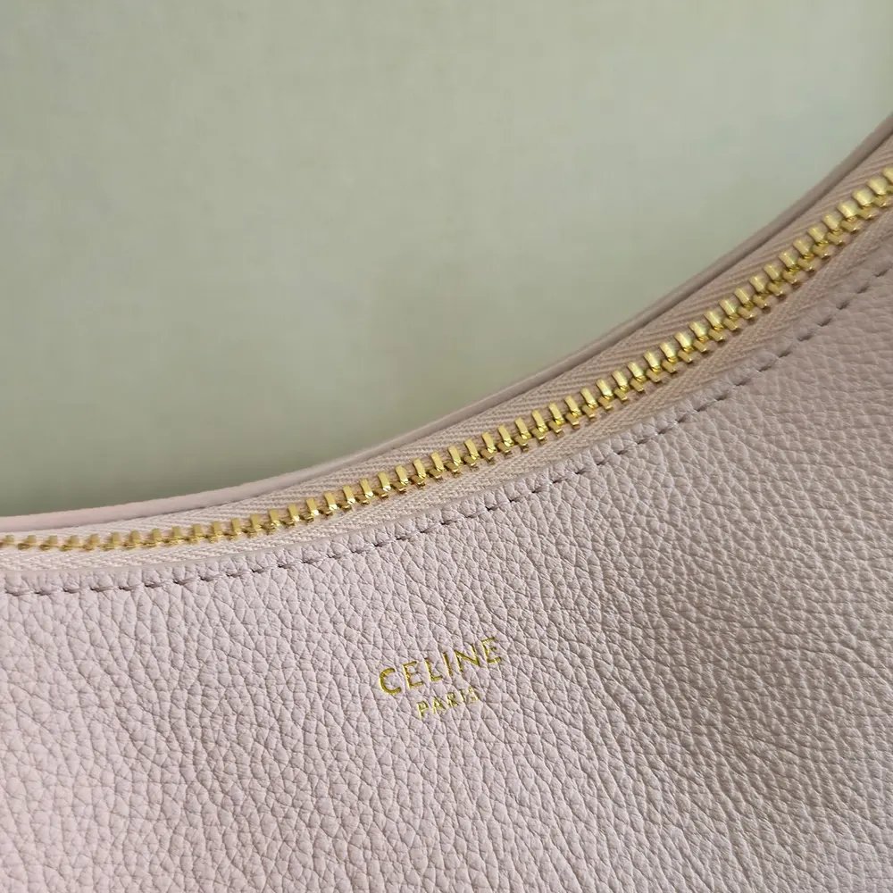 Celine Women Teen Celine Lulu in Grained Calfskin-Pink - image 9