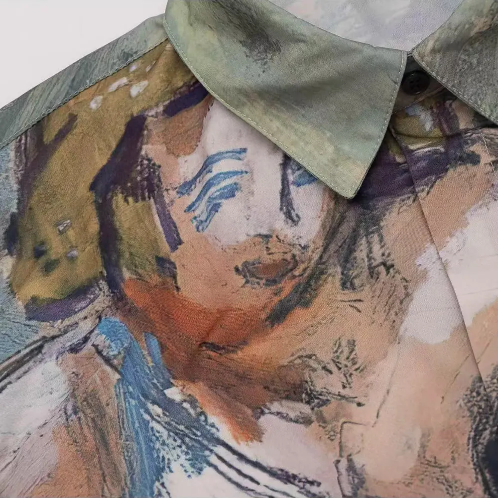 Dior Men Duncan Grant and Charleston Shirt Multicolor Cotton and Silk Poplin - image 5