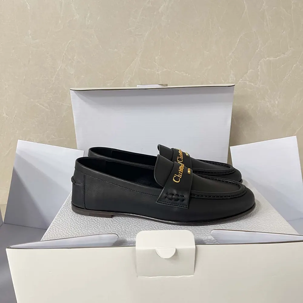 Dior Women Boy Loafer Black Supple Calfskin - image 4