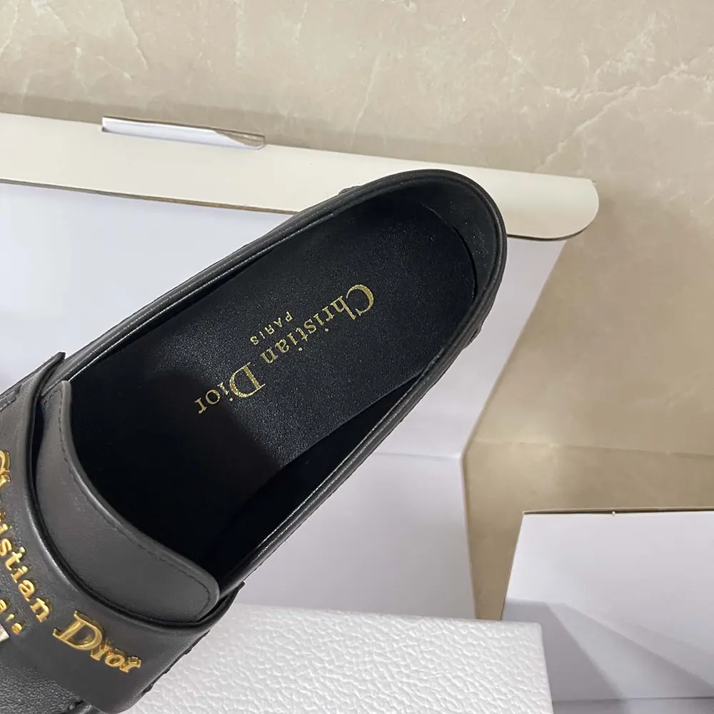 Dior Women Boy Loafer Black Supple Calfskin - image 9