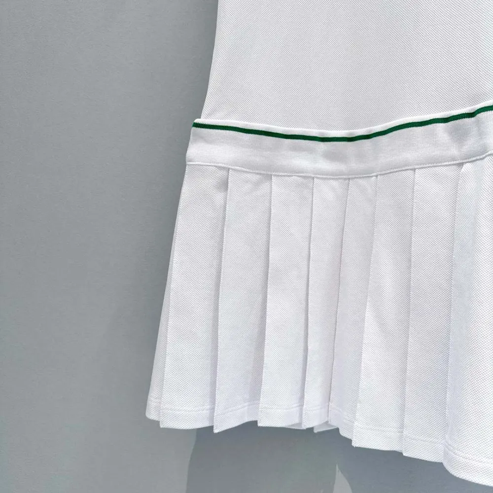 Dior Women Vibe Short Pleated Dress White Cotton Jersey - image 9