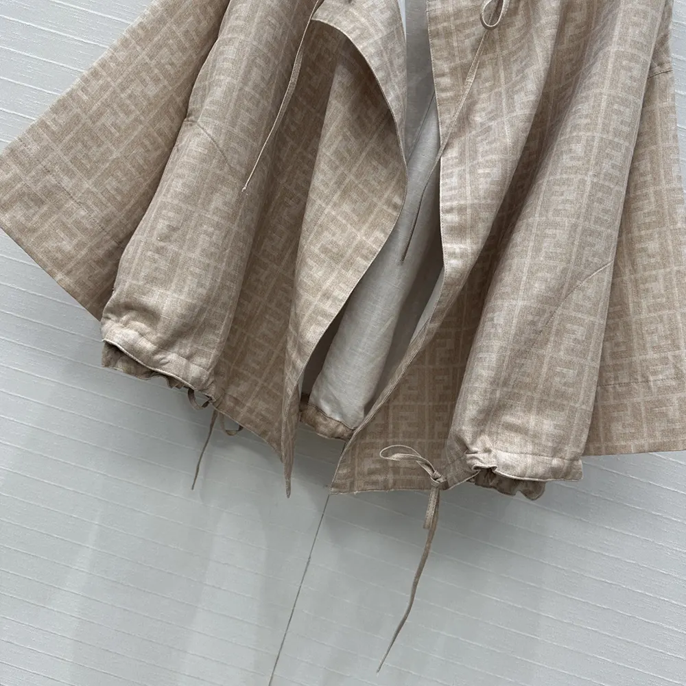 Fendi Women Beige FF Chambray Jacket - image 8