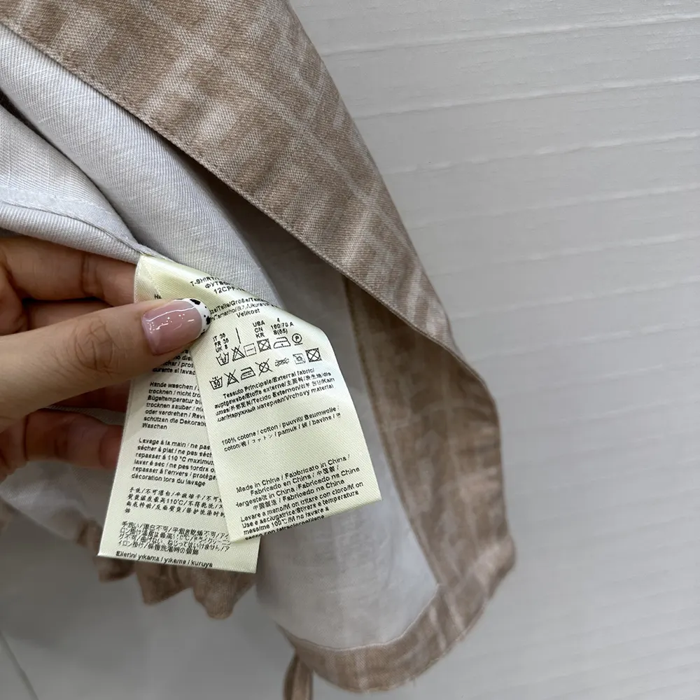 Fendi Women Beige FF Chambray Jacket - image 10
