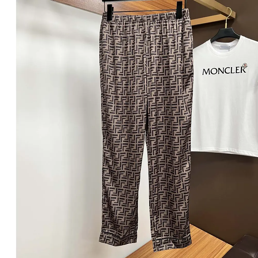 Fendi Men FF Short-Sleeved Silk Pajama Set - image 9