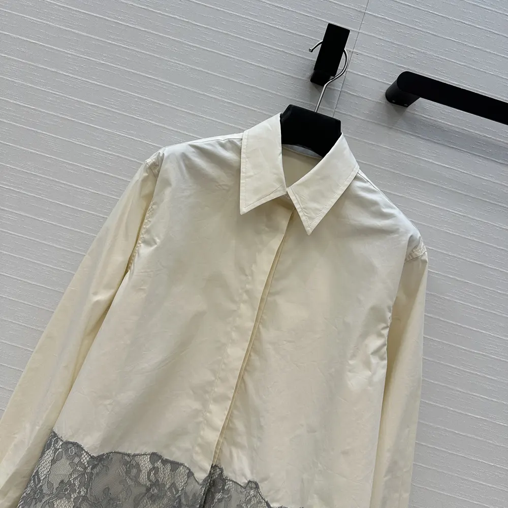 Fendi Women White Cotton Poplin Shirt - image 4