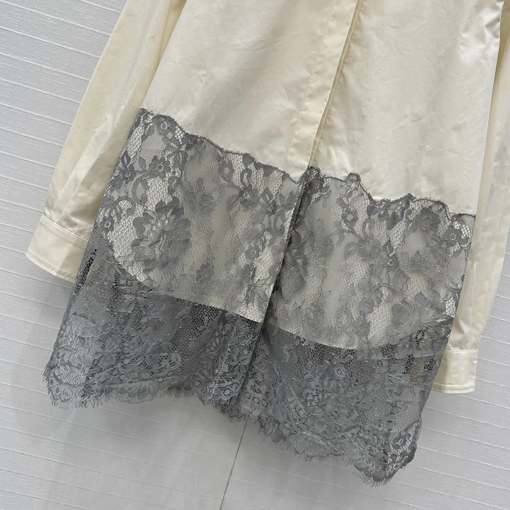Fendi Women White Cotton Poplin Shirt - image 9
