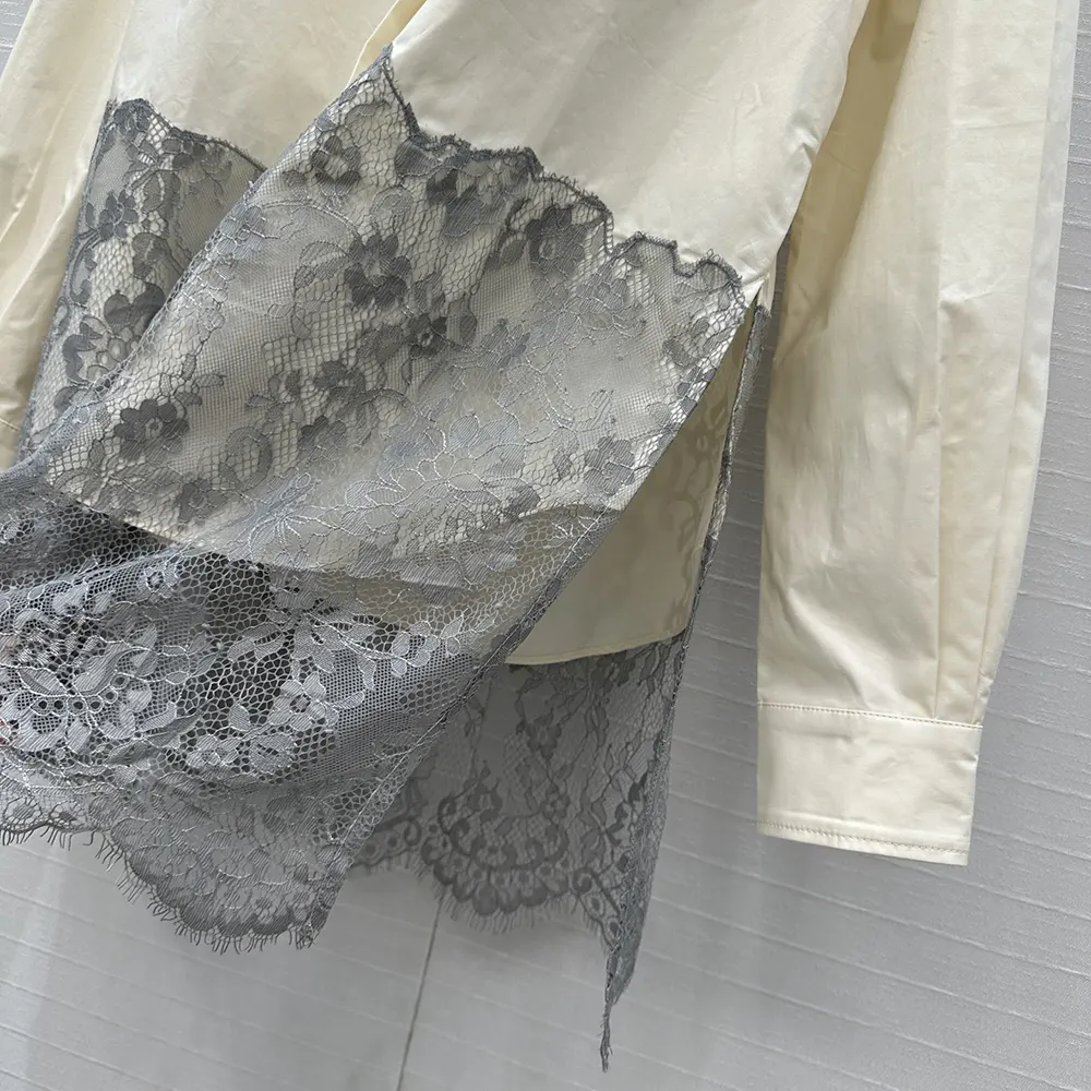 Fendi Women White Cotton Poplin Shirt - image 6