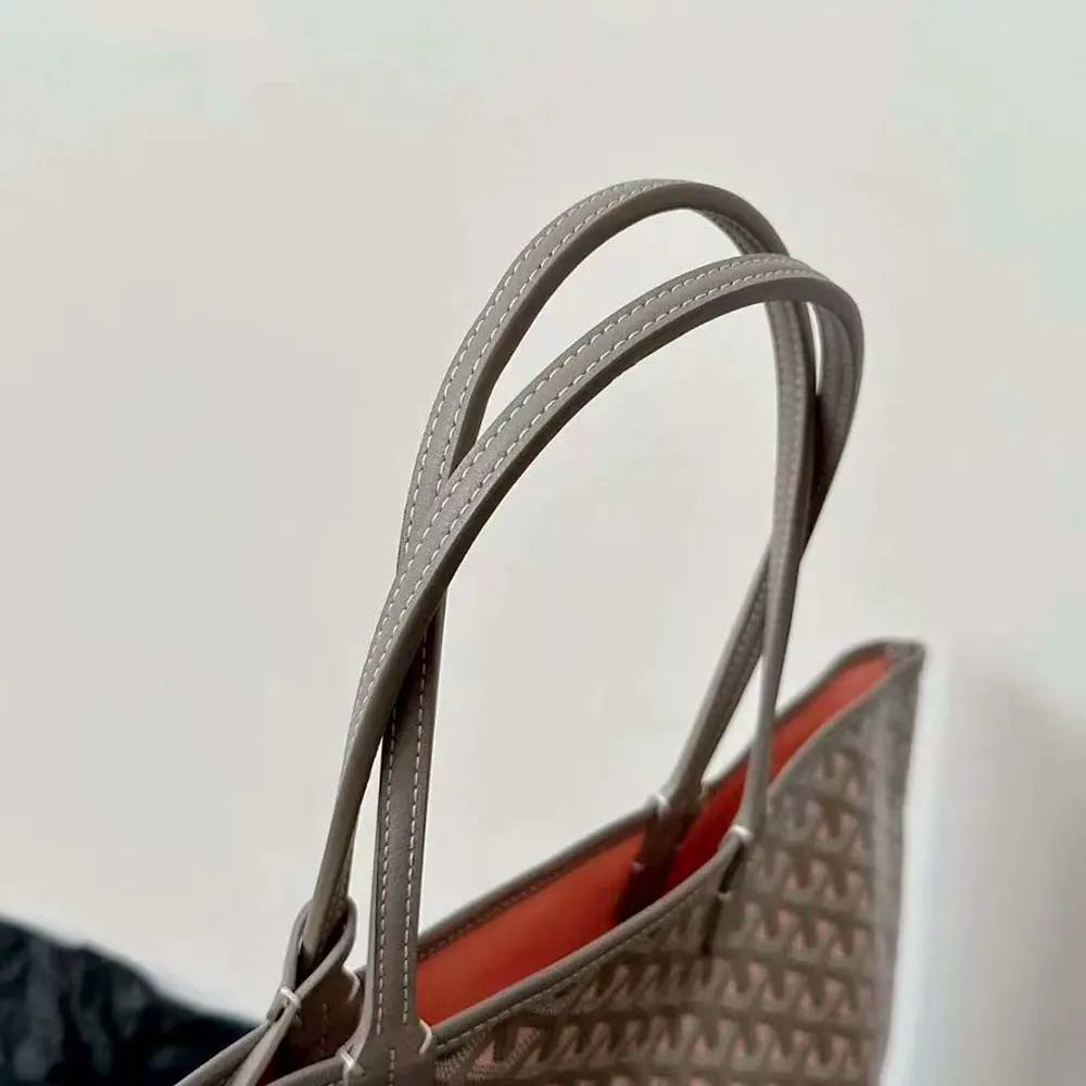 Goyard Women Saint Louis GM Bag-Grey/Pink - image 7
