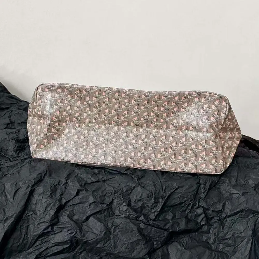 Goyard Women Saint Louis GM Bag-Grey/Pink - image 4