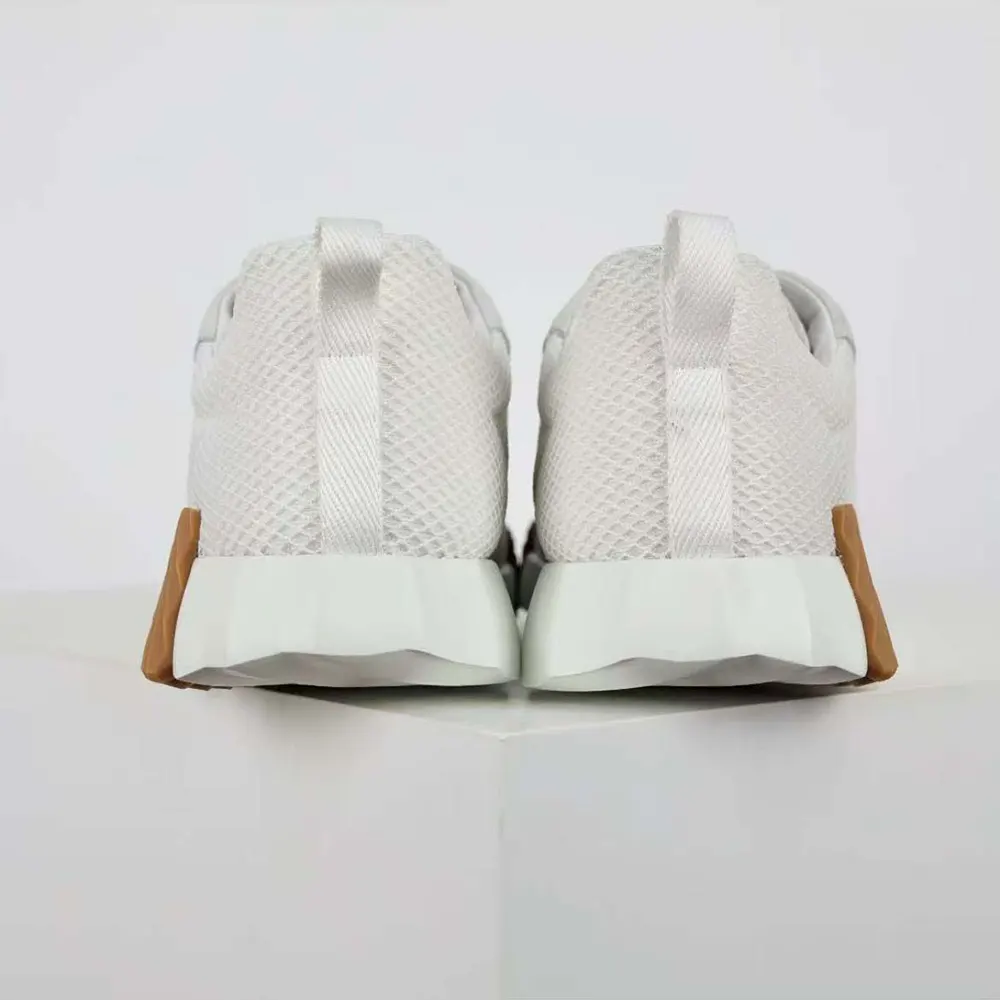 Hermes Unisex Bouncing Sneaker in Graphic Mesh and Suede Goatskin-White - image 7