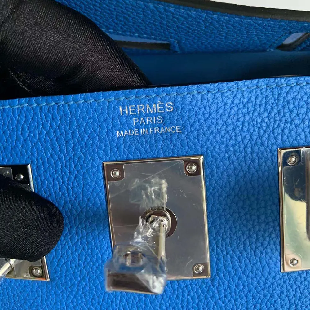 Hermes Unisex Hac A Dos PM Backpack-Blue - image 9