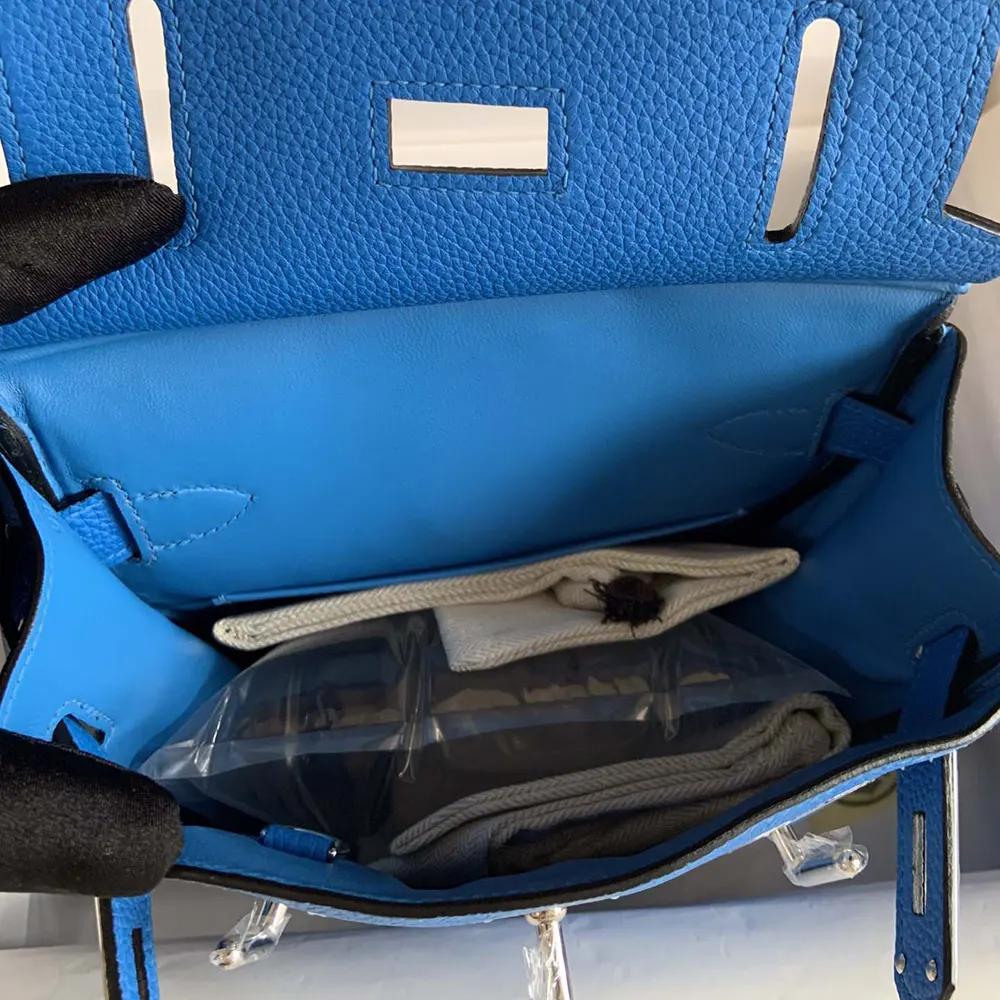 Hermes Unisex Hac A Dos PM Backpack-Blue - image 10