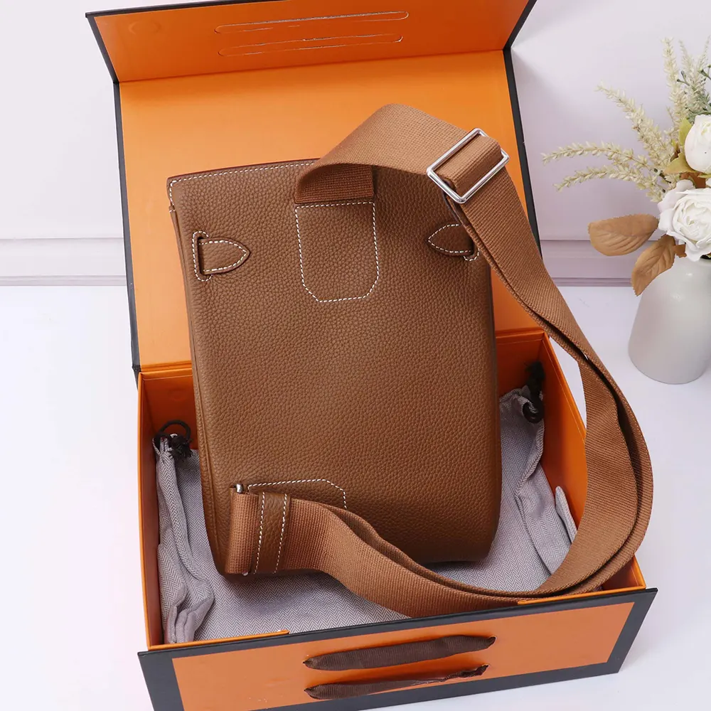 Hermes Unisex Hac A Dos PM Backpack-Brown - image 4