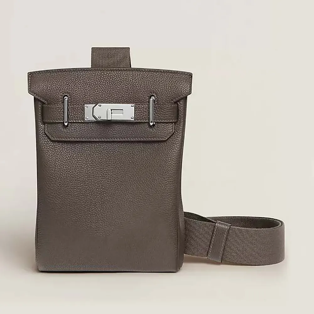 Hermes Unisex Hac A Dos PM Backpack-Gray