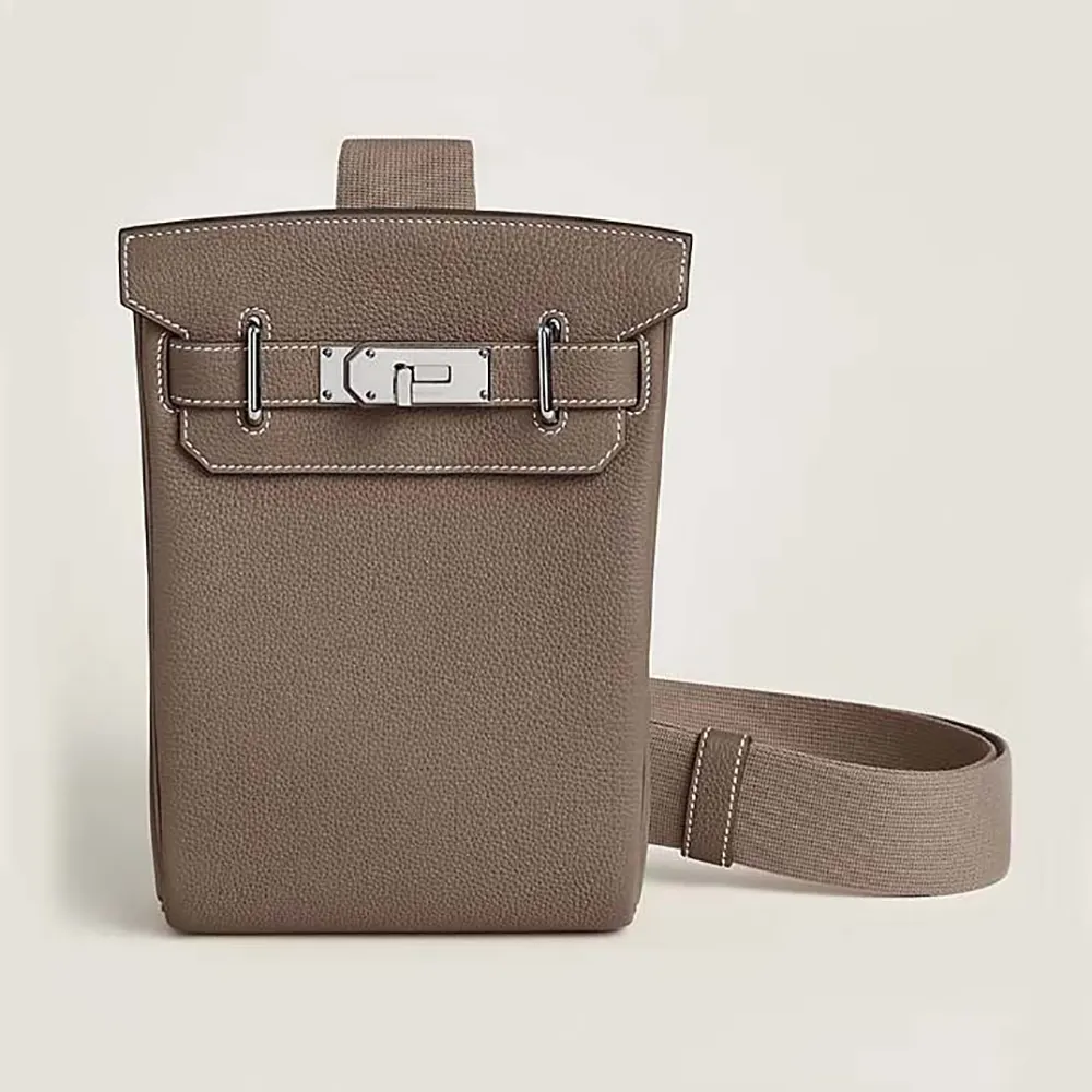 Hermes Unisex Hac A Dos PM Backpack-Grey