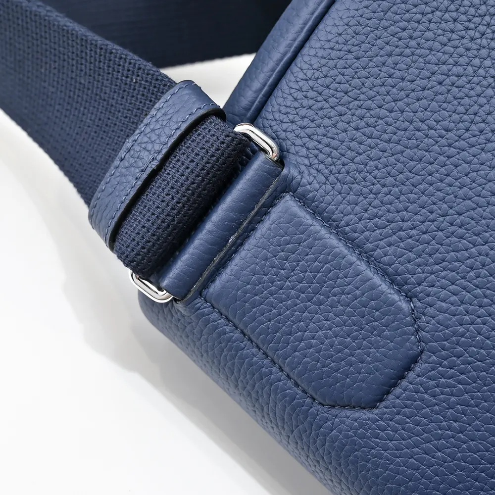 Hermes Unisex Hac A Dos PM Backpack-Navy - image 8