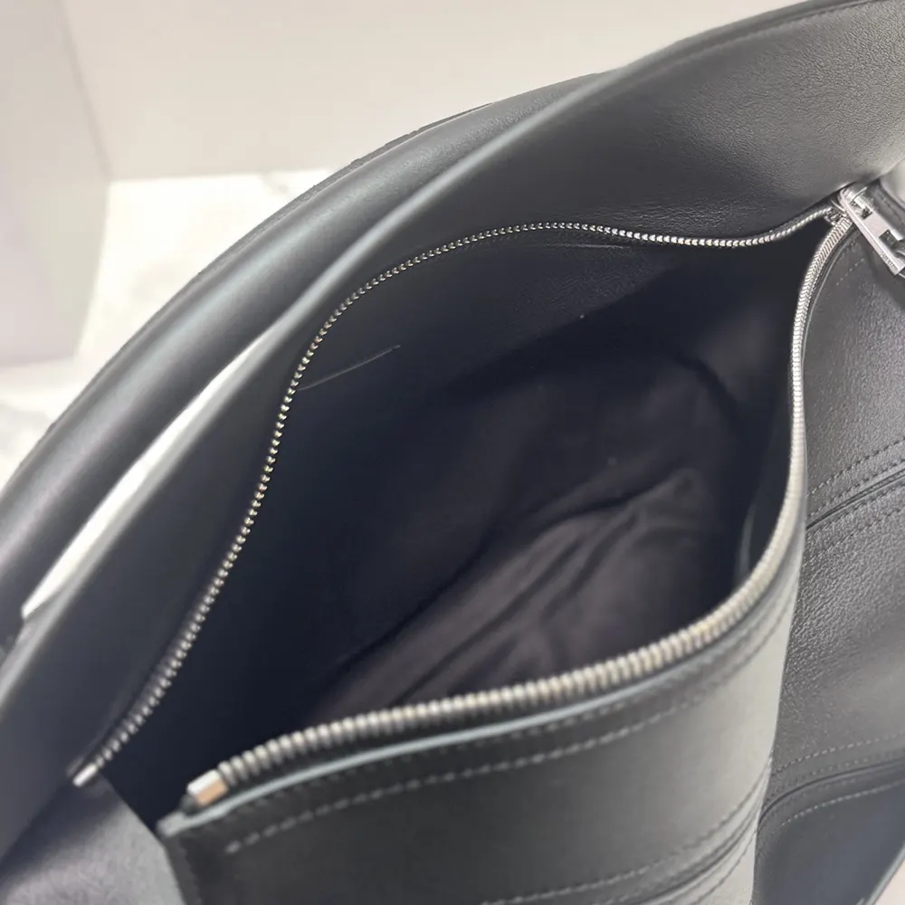 Loewe Unisex Small Puzzle Biker Bag-Black - image 6