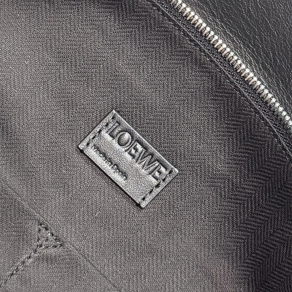 Loewe Unisex Small Puzzle Biker Bag-Black - image 10