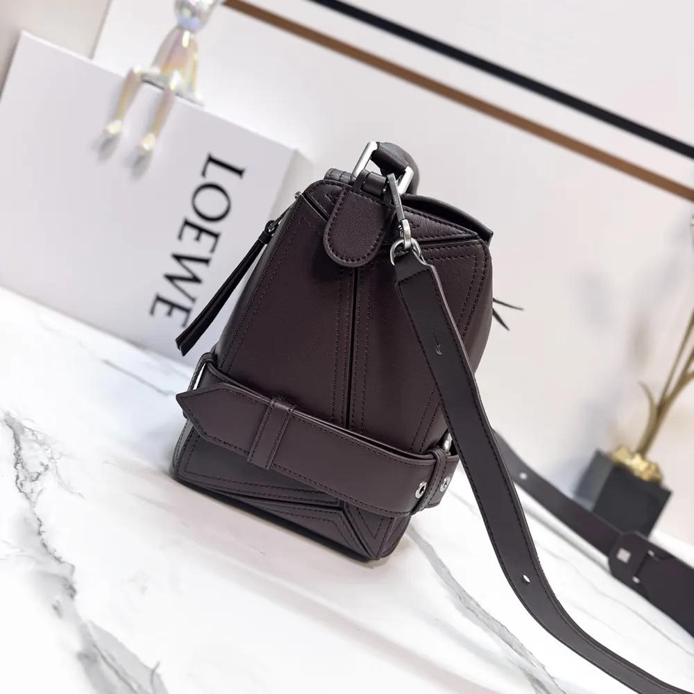 Loewe Unisex Small Puzzle Biker Bag in Shiny Calfskin - image 4