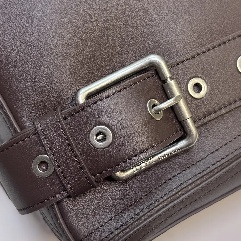 Loewe Unisex Small Puzzle Biker Bag in Shiny Calfskin - image 8