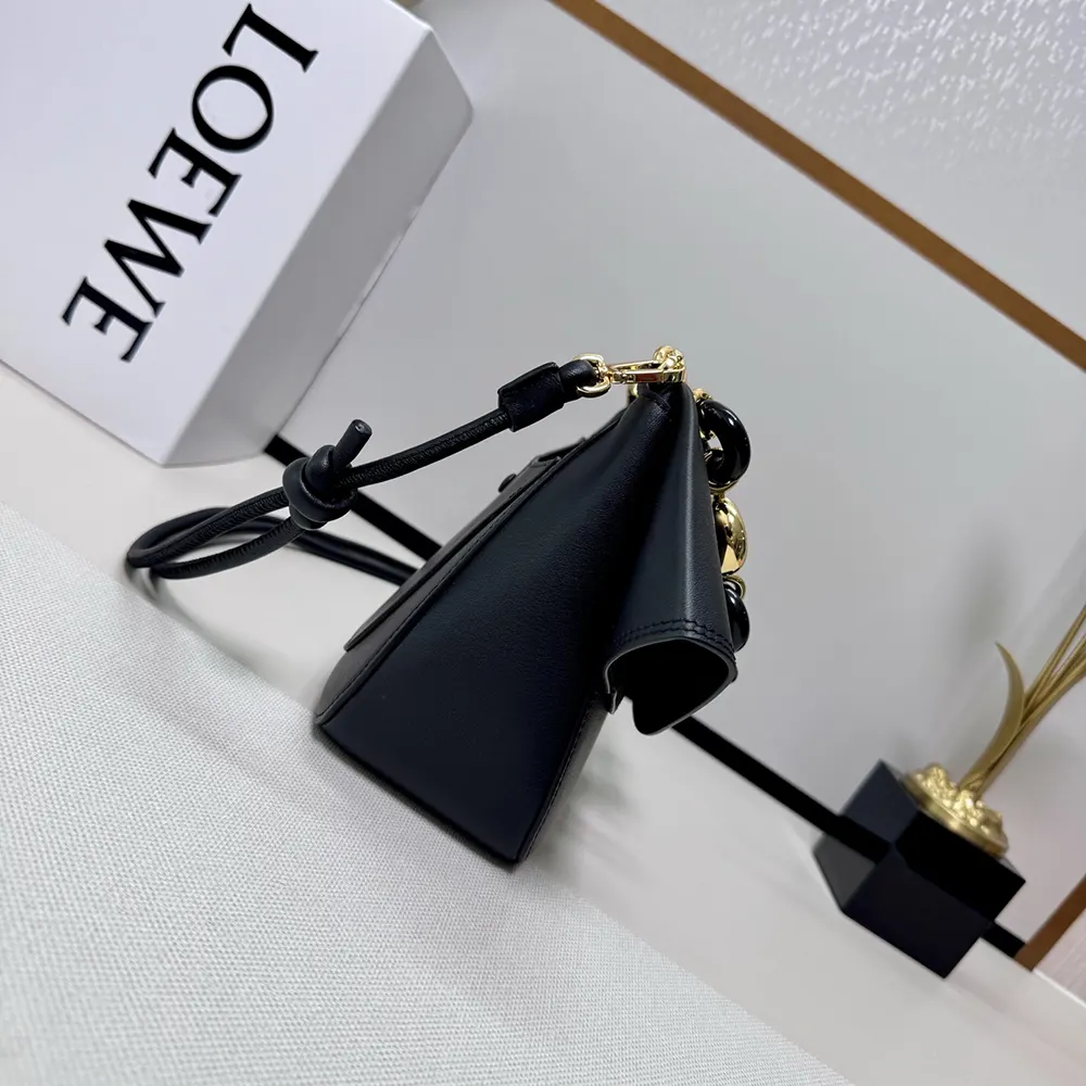 Loewe Women Medium Ola Bag in Smooth Calfskin-Black - image 5