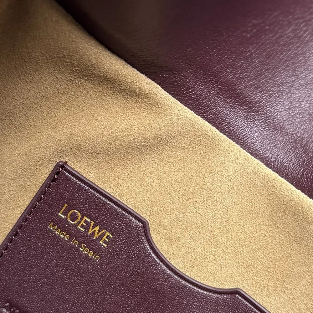 Loewe Women Medium Ola Bag in Smooth Calfskin-Dark Burgundy - image 10