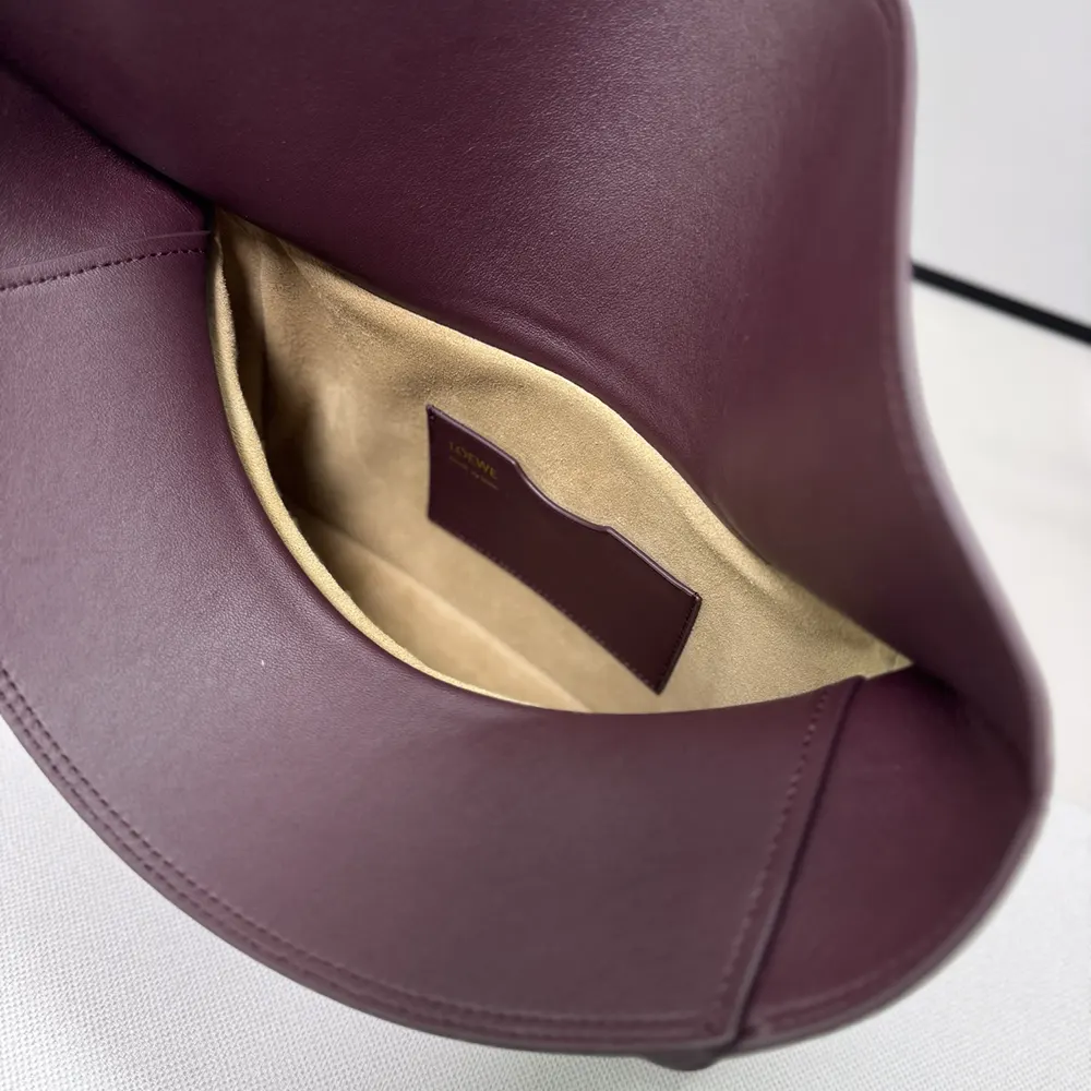 Loewe Women Medium Ola Bag in Smooth Calfskin-Dark Burgundy - image 9
