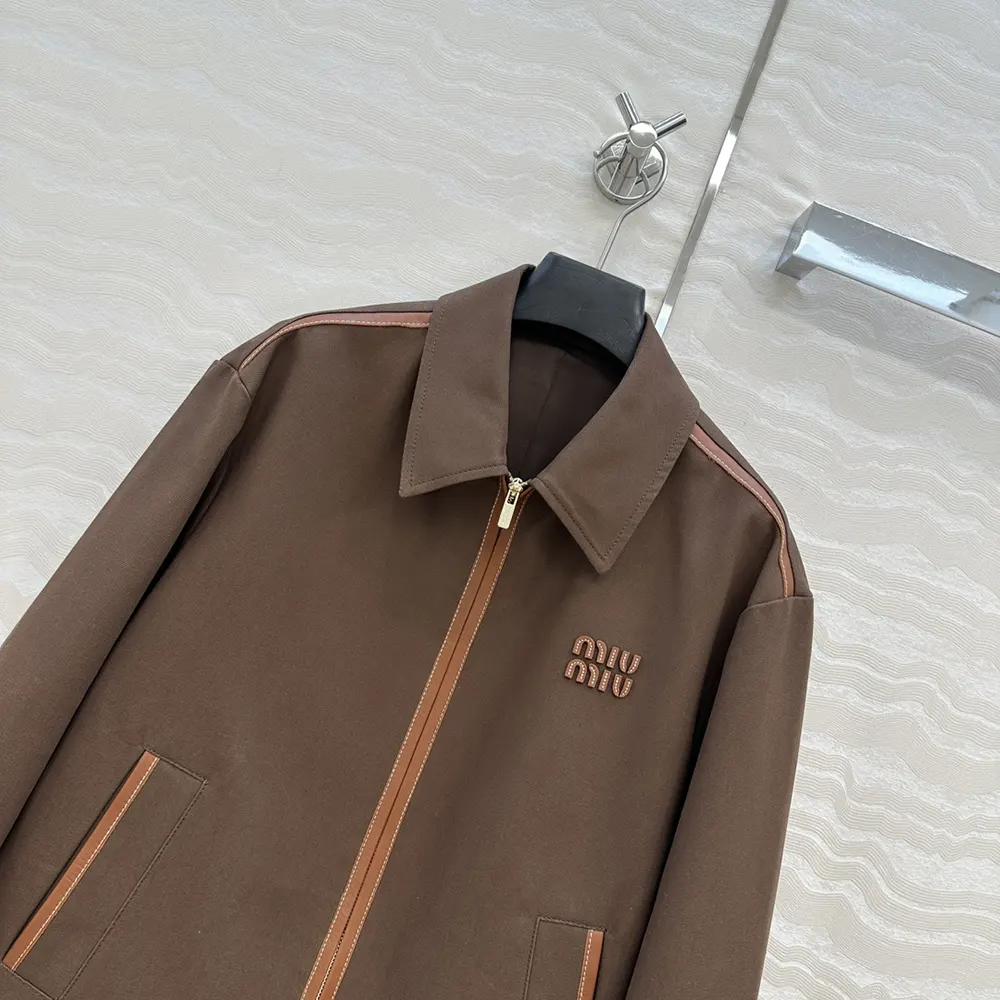 Miu Miu Women Jacquard Canvas Blouson Jacket - image 4