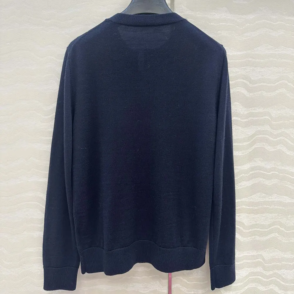 Side angle showing fit of Miu Miu Women Cashmere Cardigan