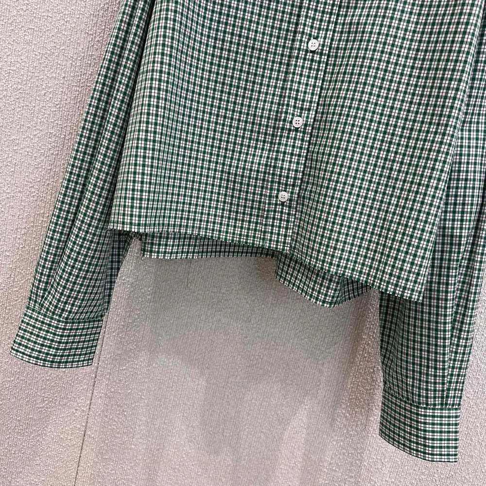 Miu Miu Women Checked Shirt MK1659_17L1_F026R - image 8