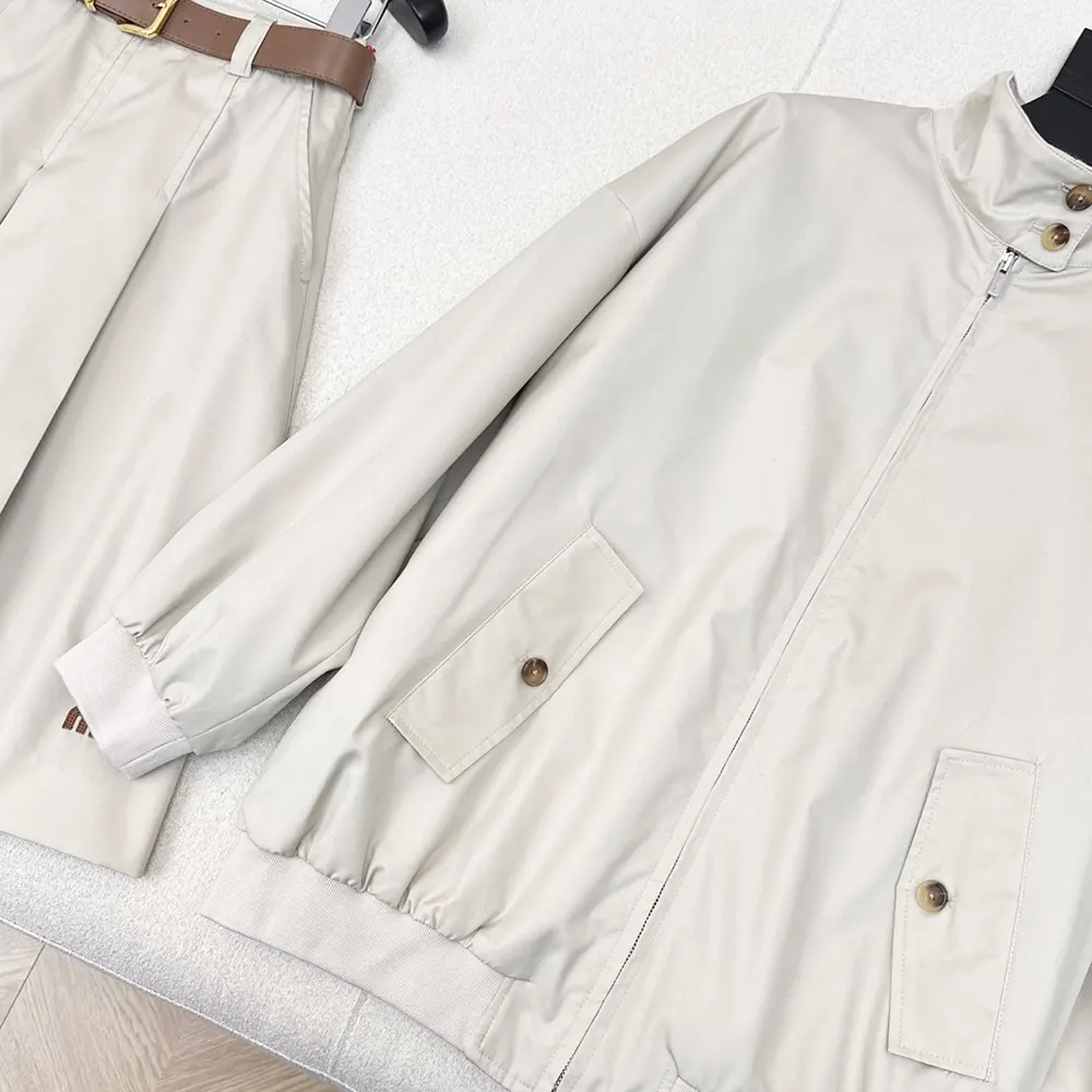 Miu Miu Women Panama Cotton Blouson Jacket - image 8