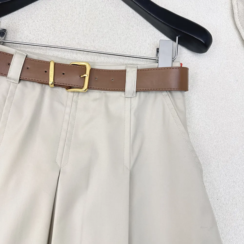 Miu Miu Women Panama Cotton Skirt - image 7
