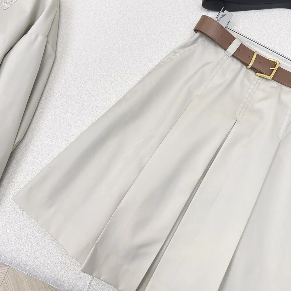 Miu Miu Women Panama Cotton Skirt - image 6