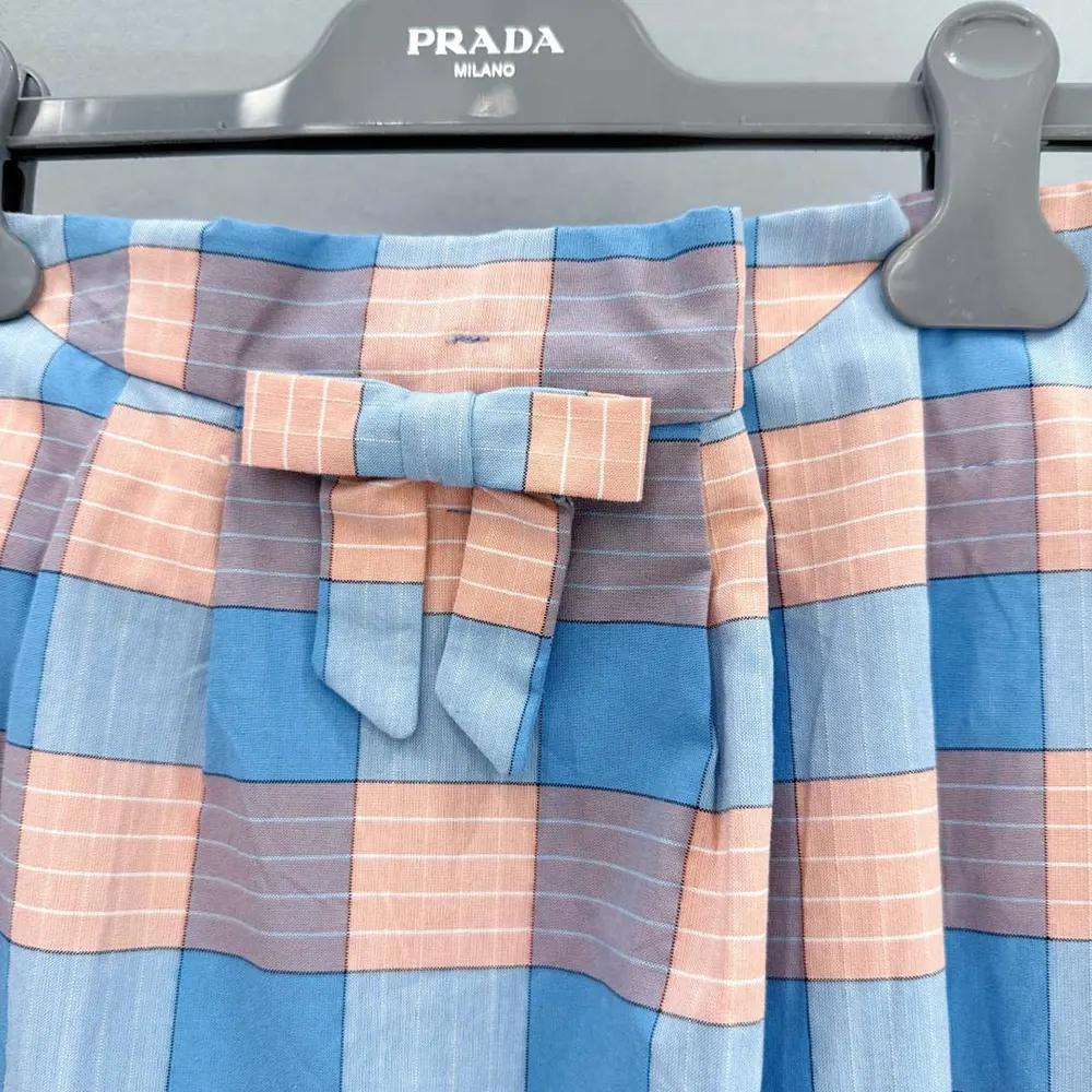 Prada Women Checked Poplin Midi-skirt - image 6