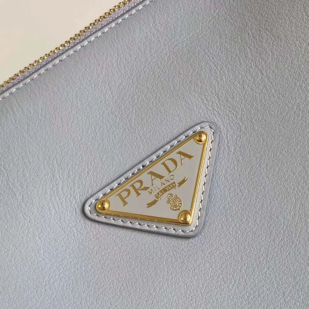 Prada Women Darling Medium Leather Shoulder Bag-Light Blue - image 9