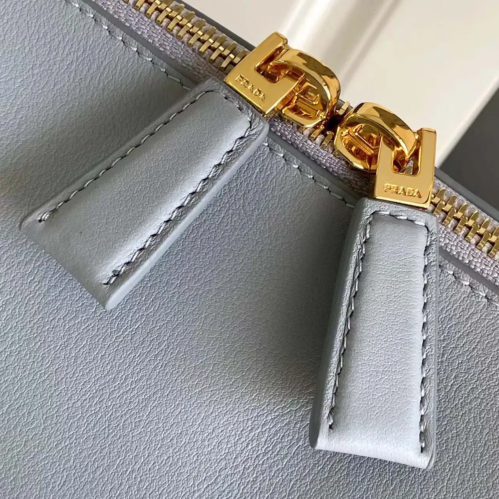 Prada Women Darling Medium Leather Shoulder Bag-Light Blue - image 8