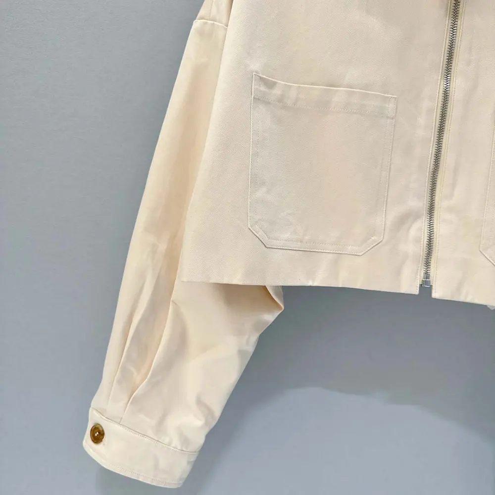 Prada Women Denim Blouson Jacket - image 9