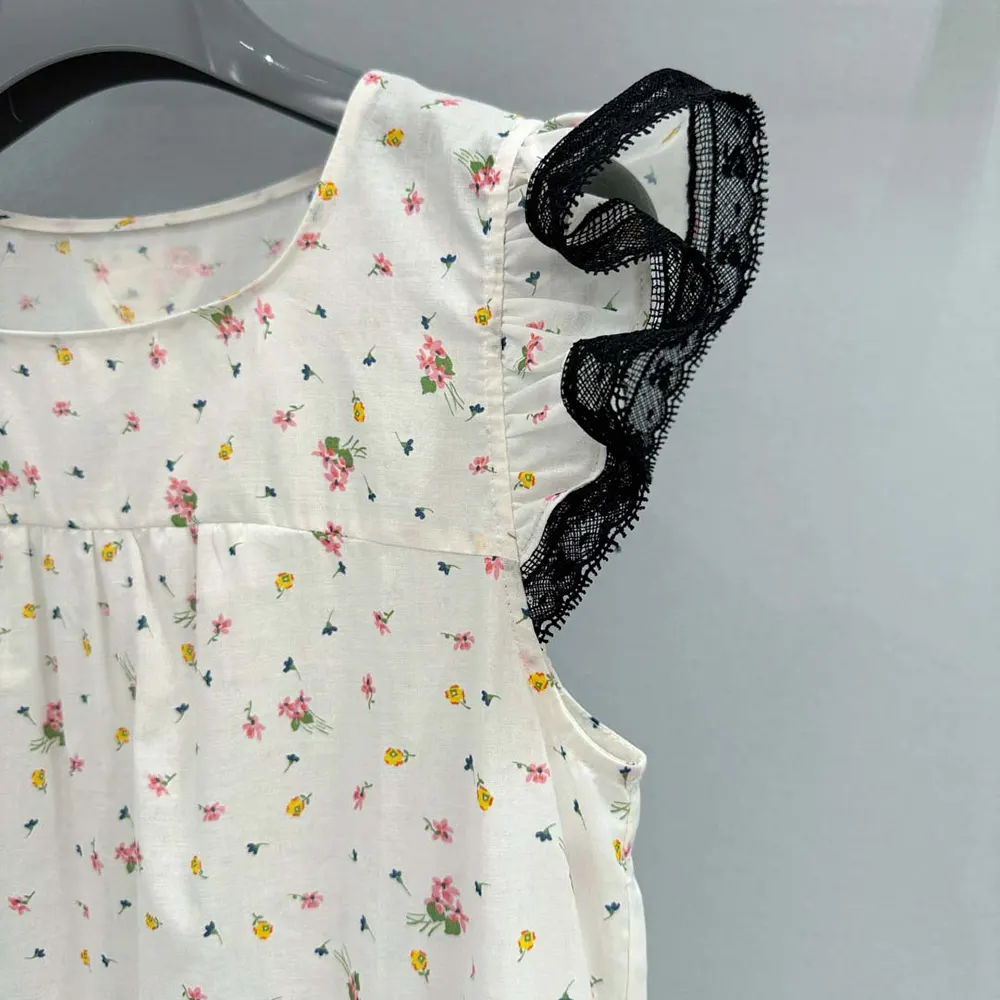 Prada Women Floral Print Cotton Batiste Mini-dress - image 6