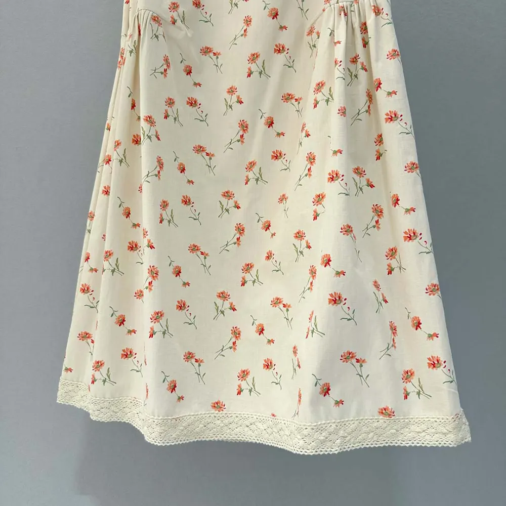 Prada Women Floral Print Linen Mini-dress - image 5