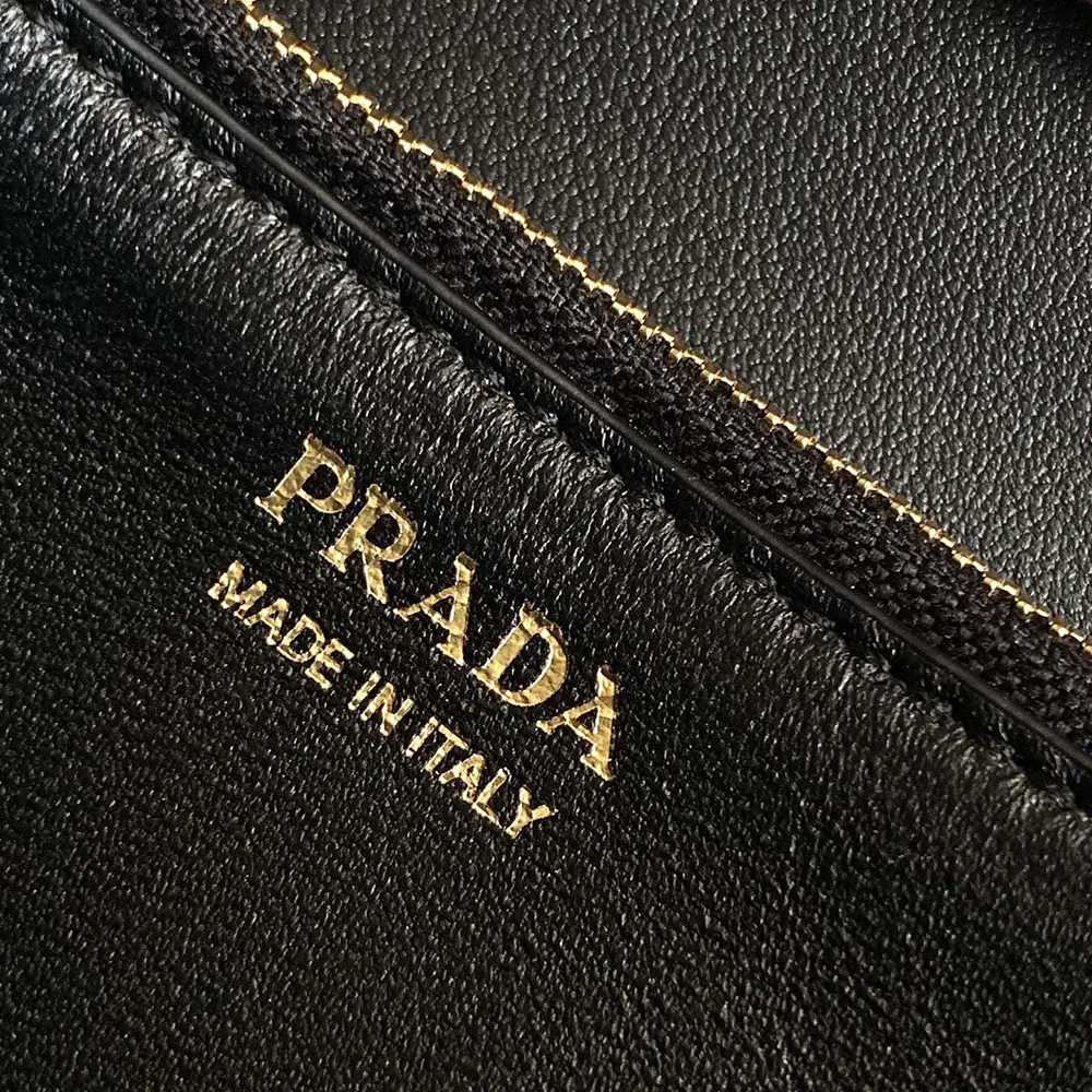 Prada Women Saffiano Leather Mini-bag-Black - image 10