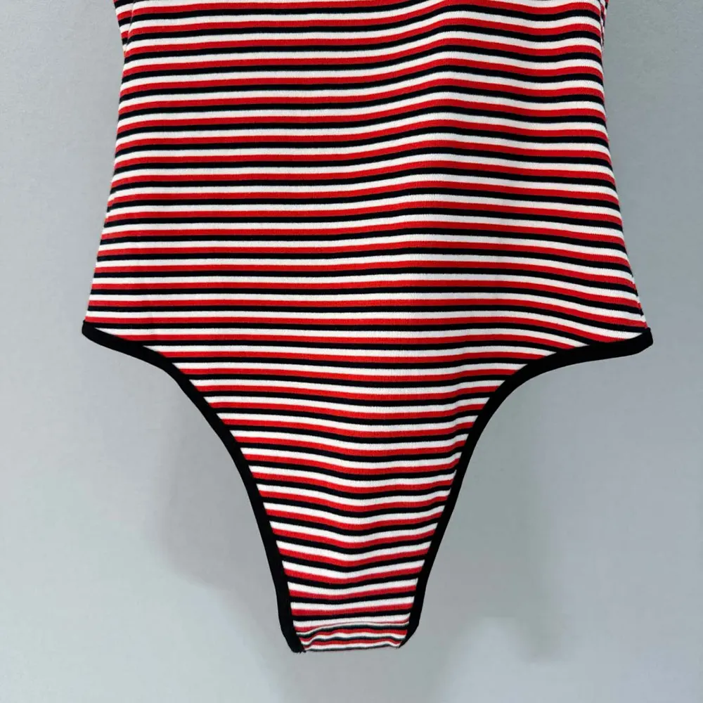 Prada Women Striped Interlock Jersey One-piece Swimsuit - image 5