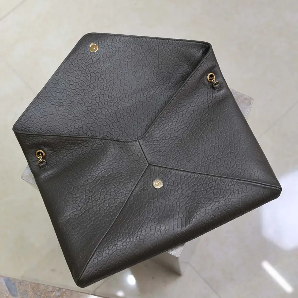 Saint Laurent YSL Women Cassandre XXL Envelope Pouch On Chain In Lambskin 35cm - image 7