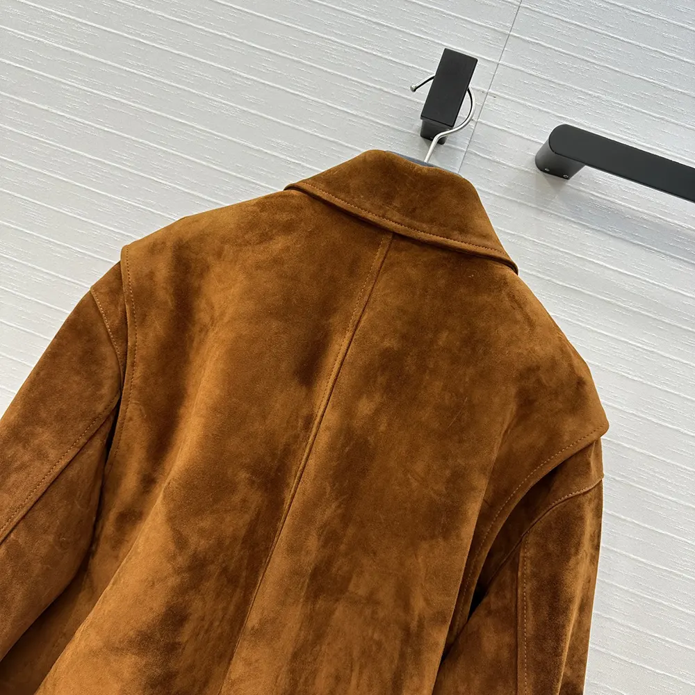 Miu Miu Women Suede Blouson Jacket - image 6