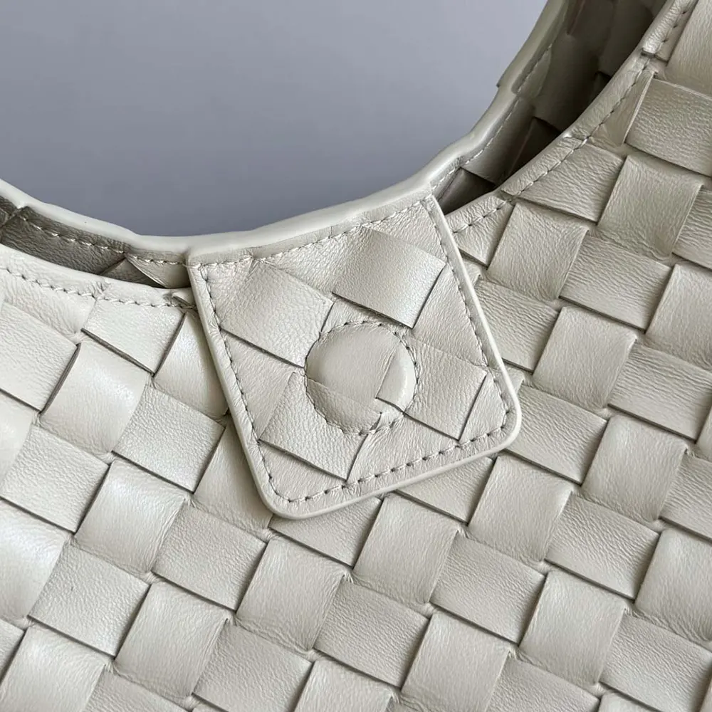 Bottega Veneta Women Medium Campana-White - image 8