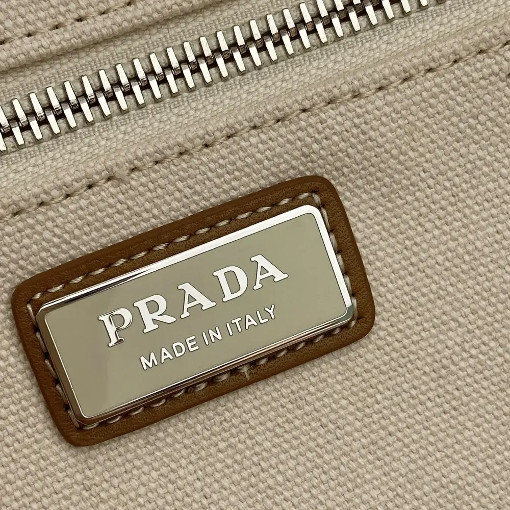 Prada Unisex Canvas Duffle Bag-White - image 10