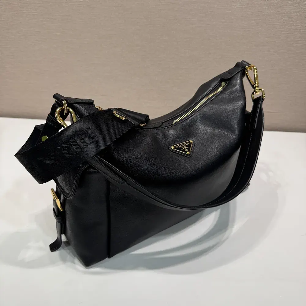 Prada Women Explore Large Nappa Leather Bag-Black - image 6
