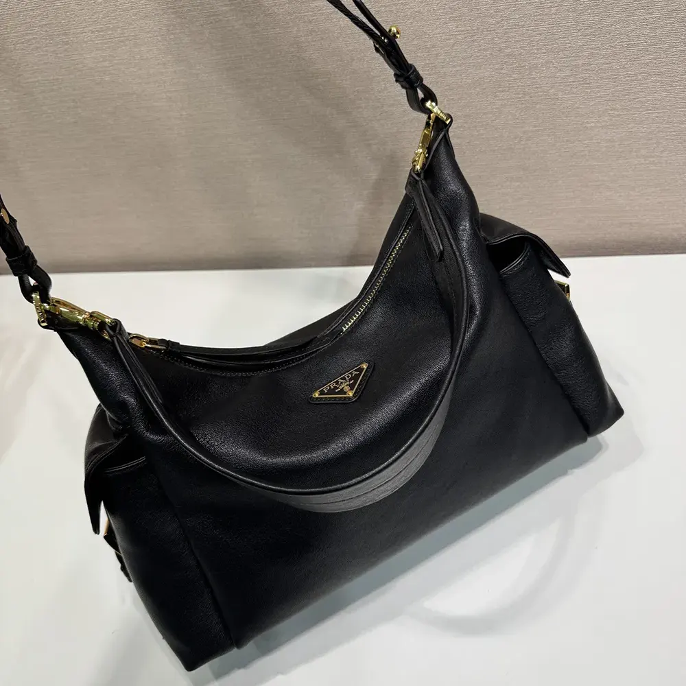 Prada Women Explore Large Nappa Leather Bag-Black - image 4