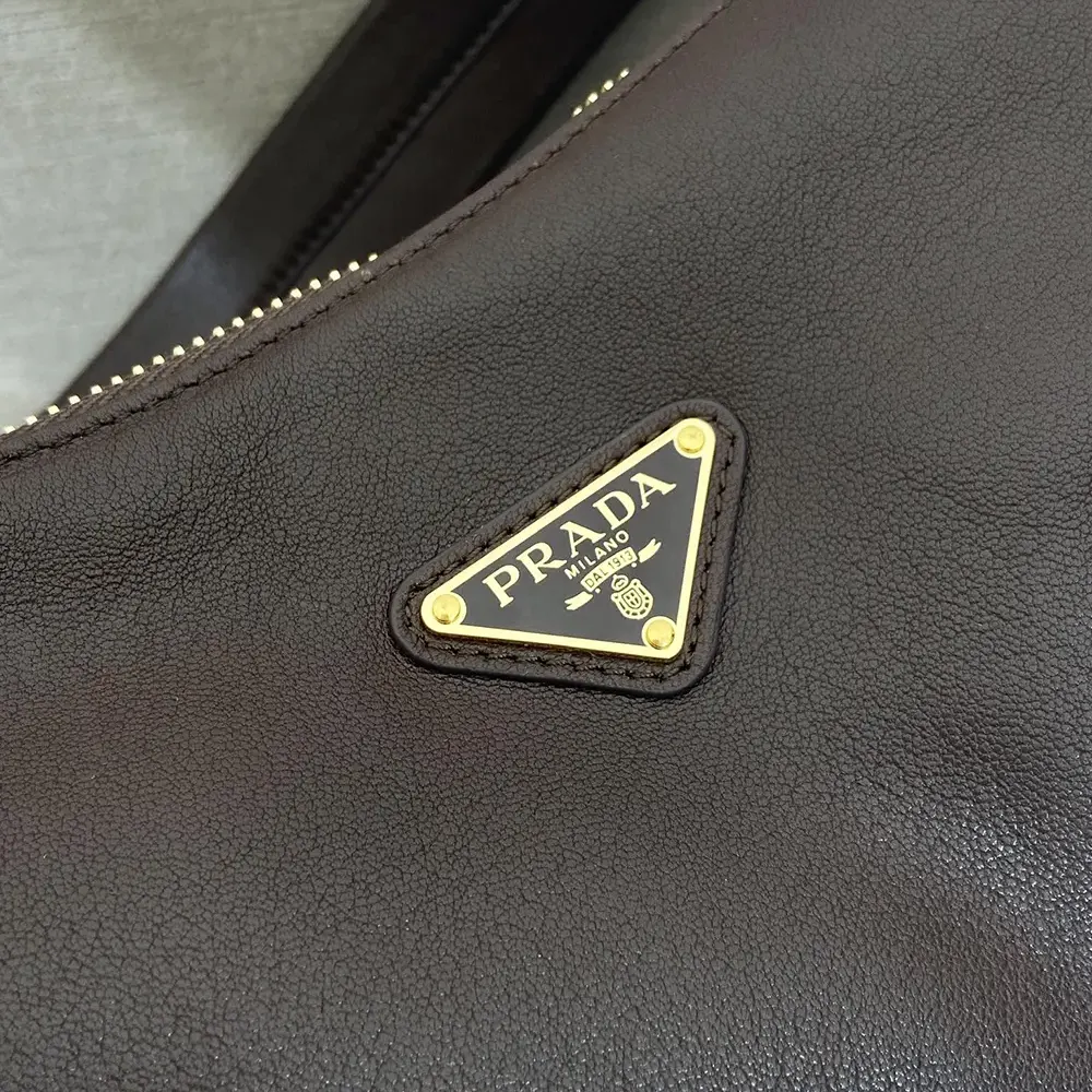 Prada Women Explore Large Nappa Leather Bag-Dark Brown - image 10